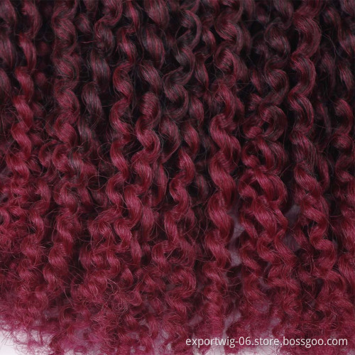 3pcs/pack 8 Inches Marley Mali Bob  Braids Hair Braid Kinky Curly Twist Crochet Hair Extension Curly Soft Synthetic Manufacturer
